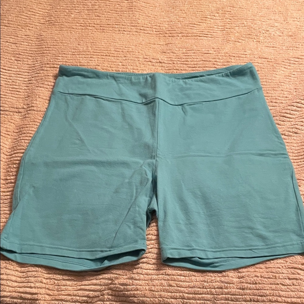 LuLaRoe Women's Teal Bike Shorts